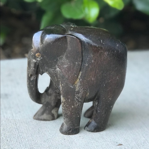 Other - African Carved Wooden Elephant